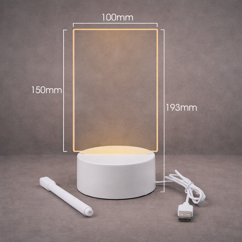 GlowLove™| Akrylowa Lampka LED + Własny Napis